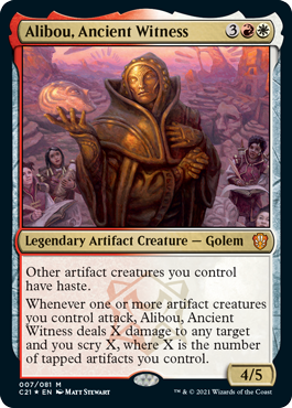 Alibou, Ancient Witness - Commander 2021 #7