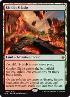 Cinder Glade - Battle for Zendikar #235