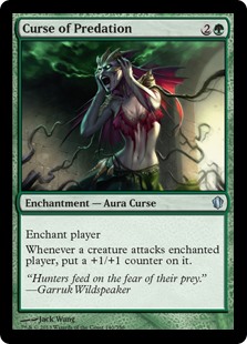 Curse of Predation - Commander 2013 #140