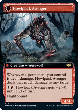 Howlpack Avenger - Innistrad: Crimson Vow #378