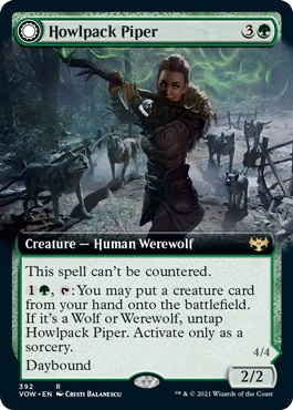 Howlpack Piper - Innistrad: Crimson Vow #392