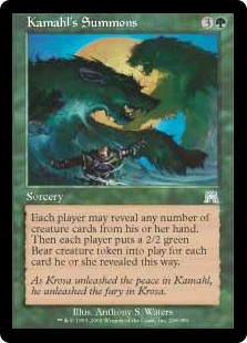 Kamahl's Summons - Onslaught #269