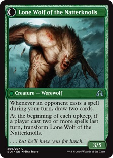 Lone Wolf of the Natterknolls - Shadows Over Innistrad #209