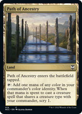 Path of Ancestry - Streets of New Capenna Commander #419