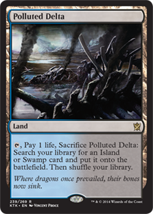 Polluted Delta - Khans of Tarkir #239