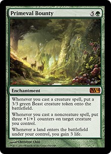 Primeval Bounty - Magic 2014 Core Set #190