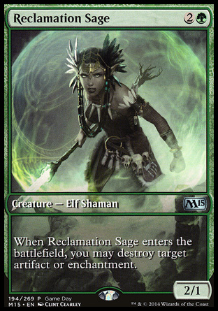 Reclamation Sage - Magic Game Day Cards #37