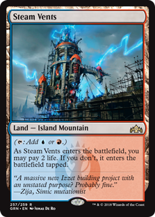 Steam Vents - Guilds of Ravnica #257