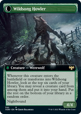 Wildsong Howler - Innistrad: Crimson Vow #392