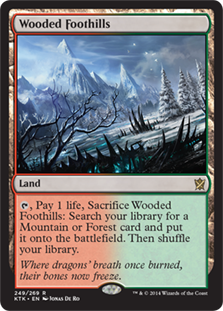 Wooded Foothills - Khans of Tarkir #249