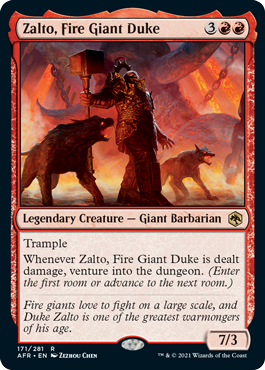 Zalto, Fire Giant Duke - Adventures in the Forgotten Realms #171